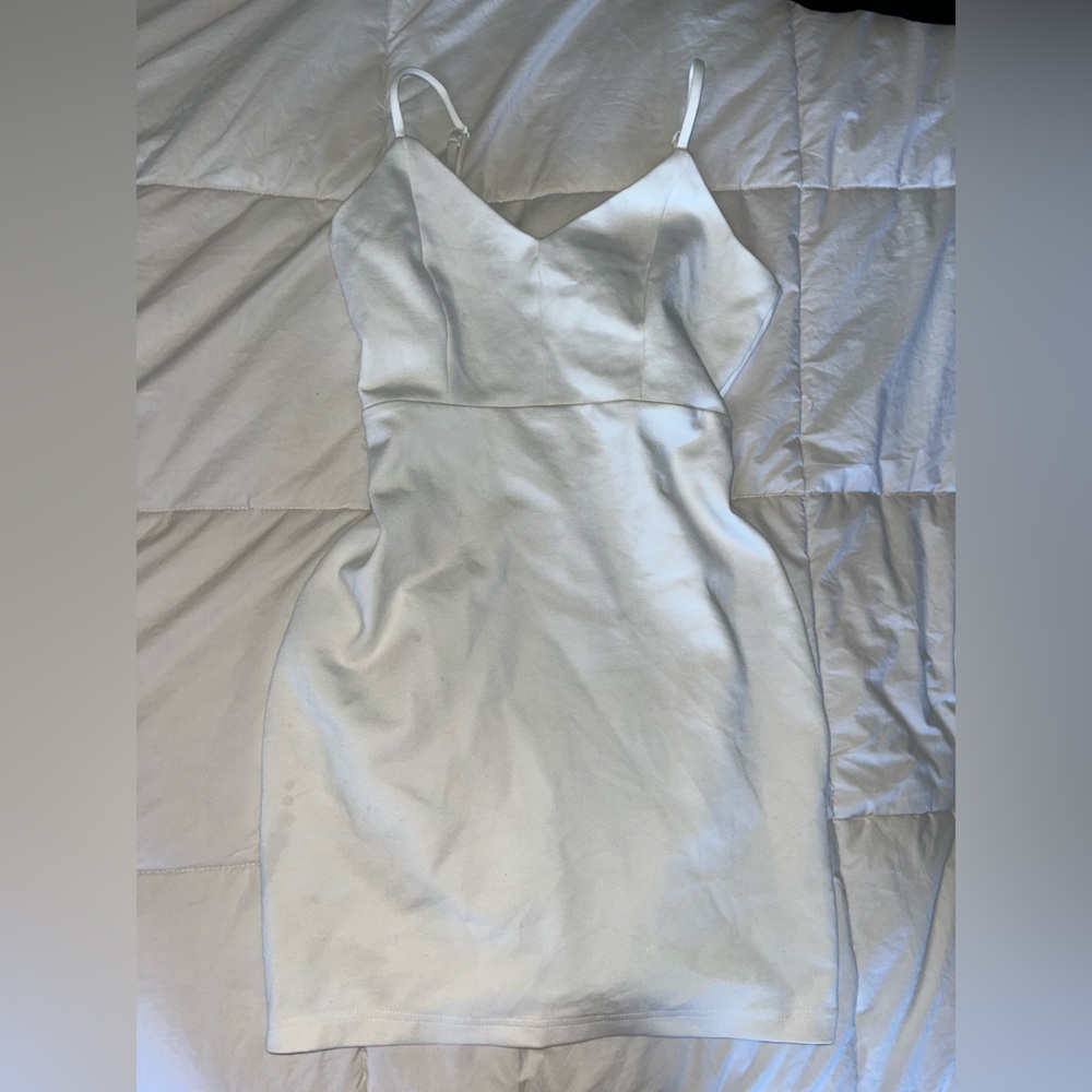 White lulus bodycon formal dress